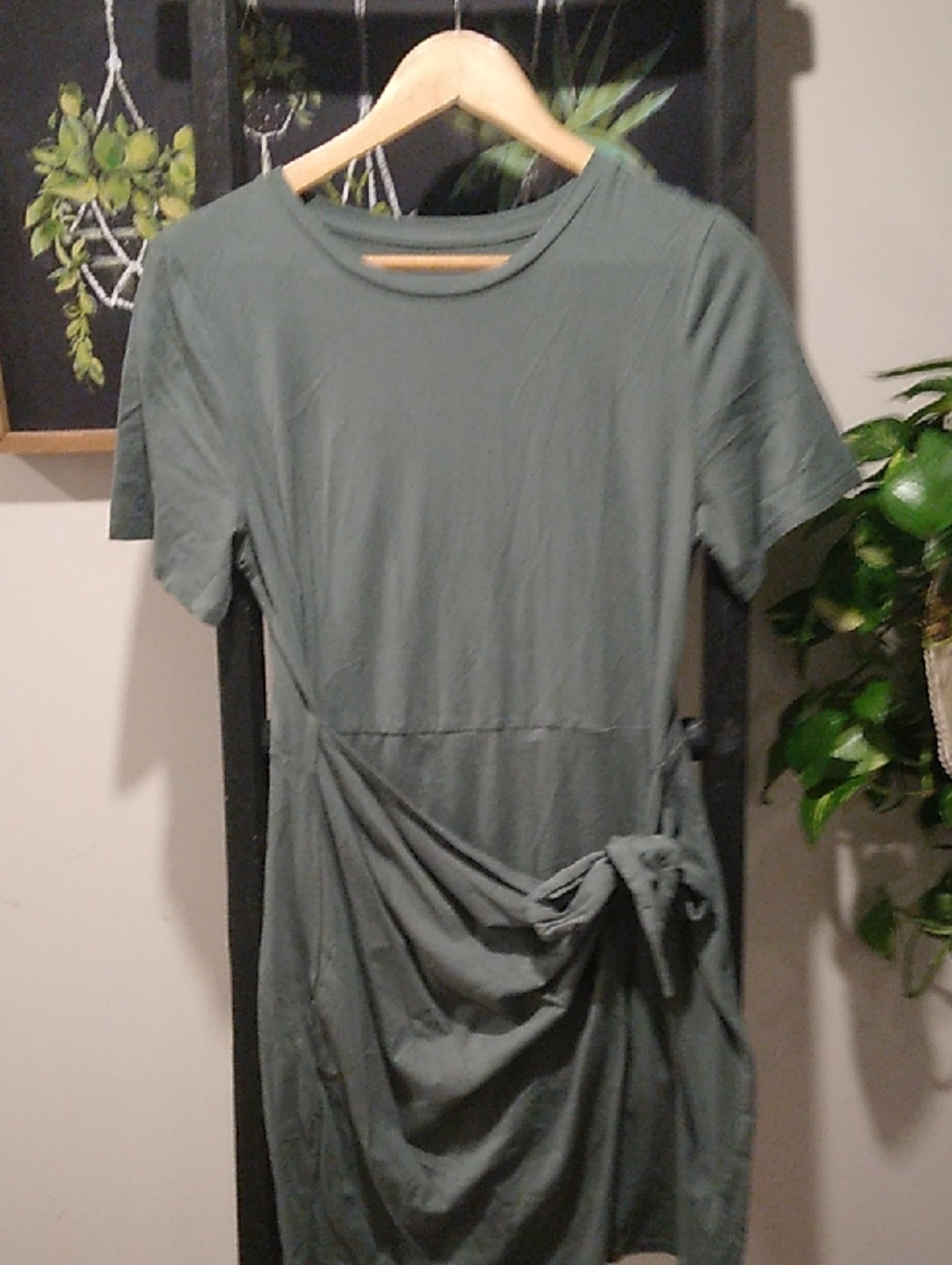 Women's a new Tie Waist Mini Dress